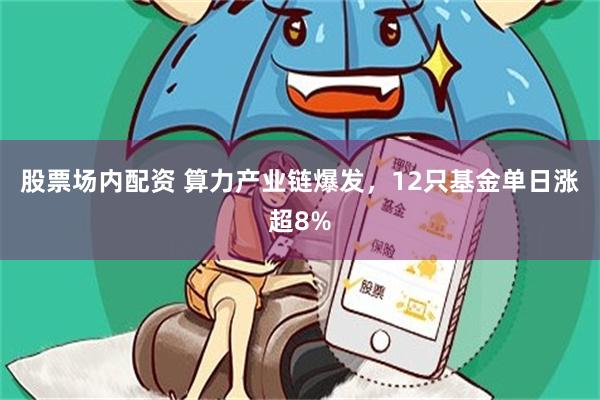 股票场内配资 算力产业链爆发，12只基金单日涨超8%