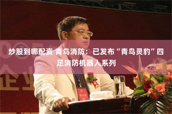 炒股到哪配资 青鸟消防：已发布“青鸟灵豹”四足消防机器人系列