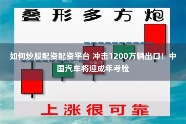 如何炒股配资配资平台 冲击1200万辆出口！中国汽车将迎成年考验