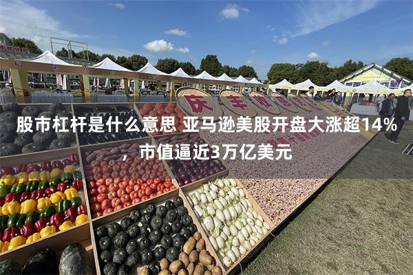 股市杠杆是什么意思 亚马逊美股开盘大涨超14%，市值逼近3万亿美元