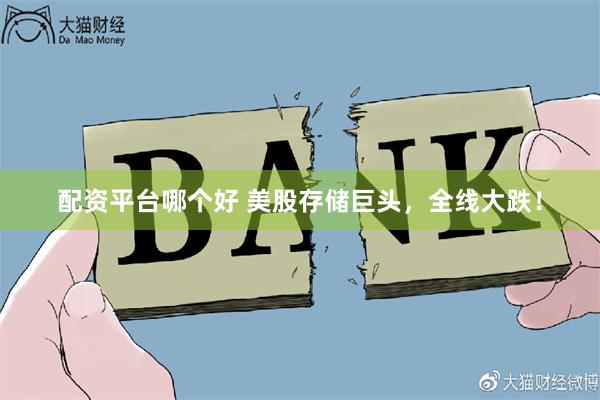 配资平台哪个好 美股存储巨头，全线大跌！