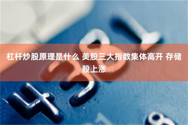 杠杆炒股原理是什么 美股三大指数集体高开 存储股上涨