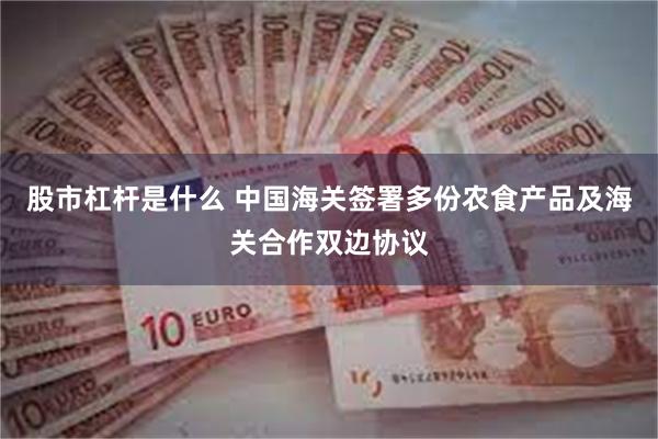 股市杠杆是什么 中国海关签署多份农食产品及海关合作双边协议