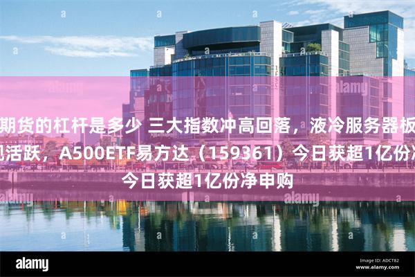 期货的杠杆是多少 三大指数冲高回落，液冷服务器板块表现活跃，A500ETF易方达（159361）今日获超1亿份净申购
