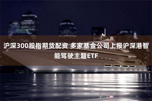沪深300股指期货配资 多家基金公司上报沪深港智能驾驶主题ETF
