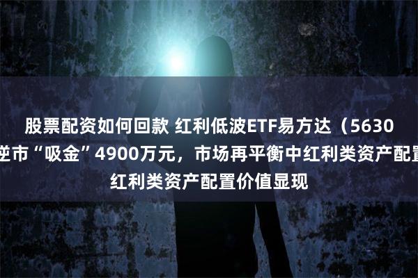 股票配资如何回款 红利低波ETF易方达（563020）昨日逆市“吸金”4900万元，市场再平衡中红利类资产配置价值显现