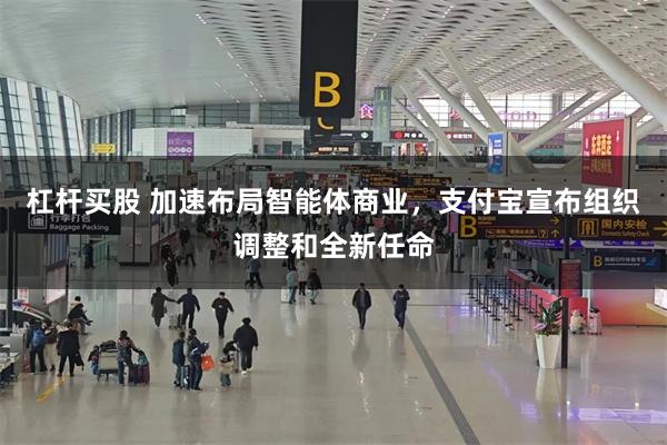 杠杆买股 加速布局智能体商业，支付宝宣布组织调整和全新任命