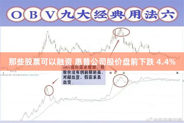 那些股票可以融资 惠普公司股价盘前下跌 4.4%