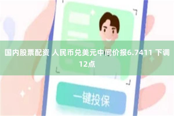 国内股票配资 人民币兑美元中间价报6.7411 下调12点
