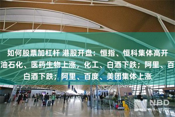 如何股票加杠杆 港股开盘：恒指、恒科集体高开；煤炭、汽车、石油石化、医药生物上涨，化工、白酒下跌；阿里、百度、美团集体上涨