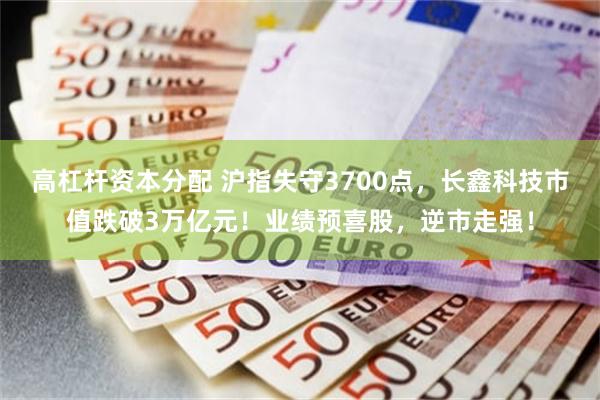 高杠杆资本分配 沪指失守3700点，长鑫科技市值跌破3万亿元！业绩预喜股，逆市走强！